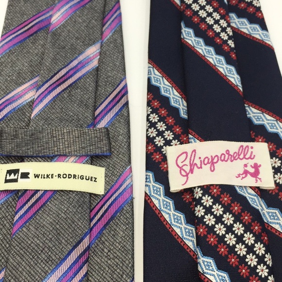 Lot of 6 Men’s Neck Ties Vintage Christian Dior - Picture 10 of 16